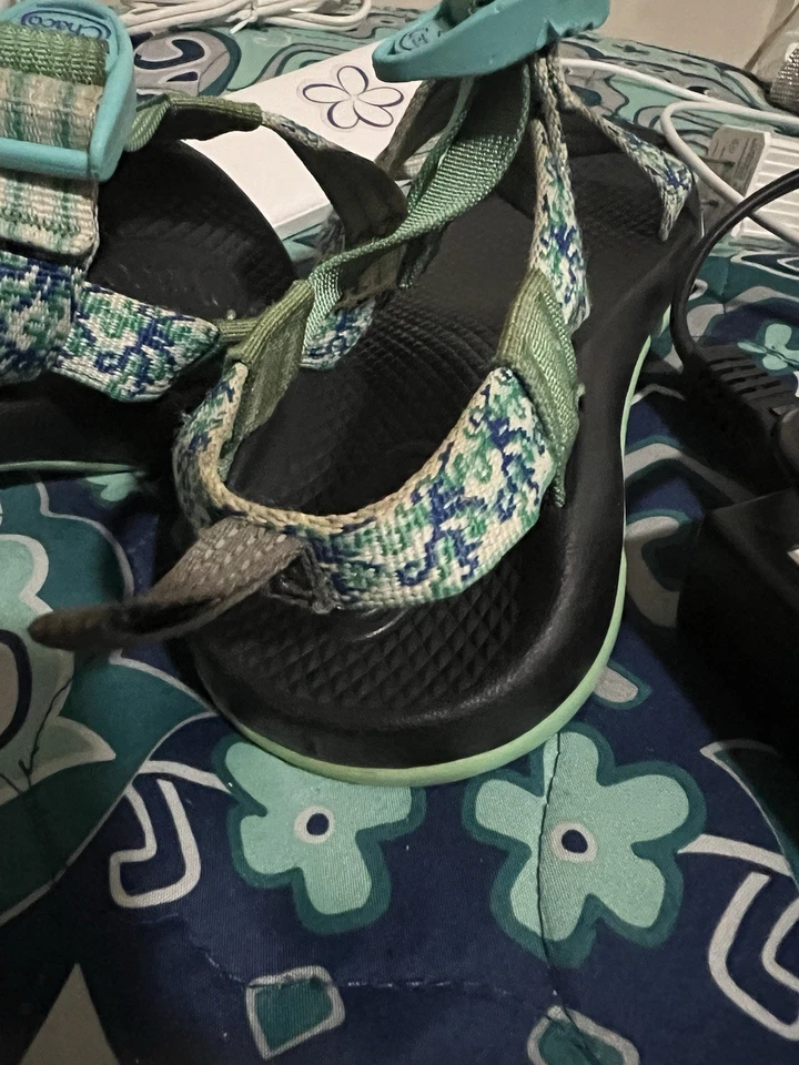 Chaco Z/1 Ecotread Blue Hiking Sport Water Sandals Shoes Youth Size 3 - Image 4 of 4