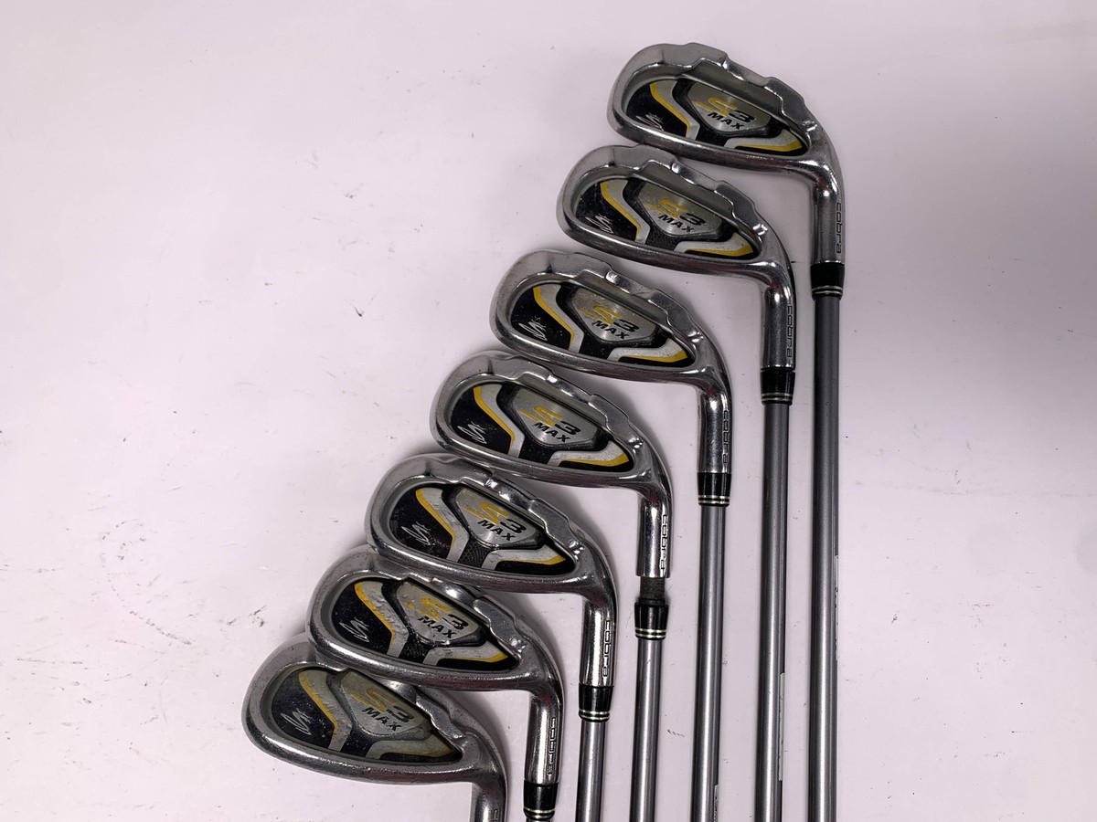 Cobra S3 Max Iron Set 6-PW+GW+SW UST Mamiya iHS Lite Graphite Mens 
