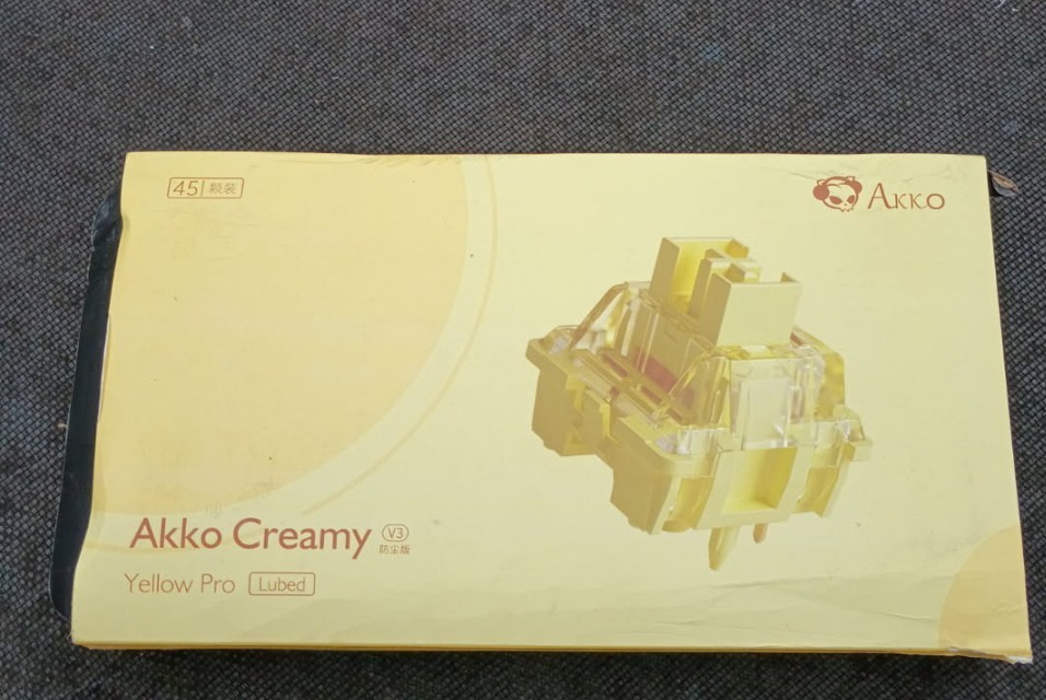 Akko V3 Creamy Yellow Pro Keyboard Switch with Dustproof Ste