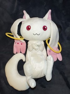 Puella Magi Madoka Magica Kyubey Plush Backpack Bag Rare