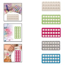 Bead Mat with Grid Bead Design Board Beading Pad