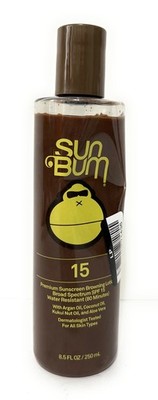 Sun Bum Premium Sunscreen Browning Lotion Broad Spectrum SPF 15 - 8.5oz 12/2026
