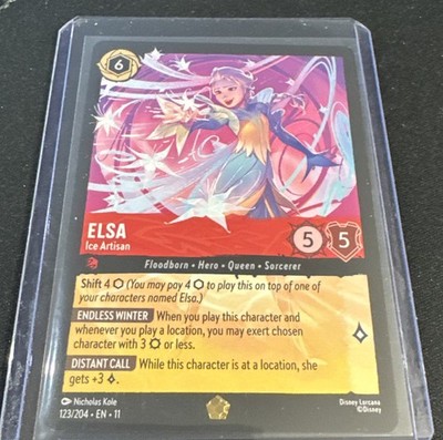 2026 Disney Lorcana Winterspell EN-11 Elsa 123/204 Regular | eBay