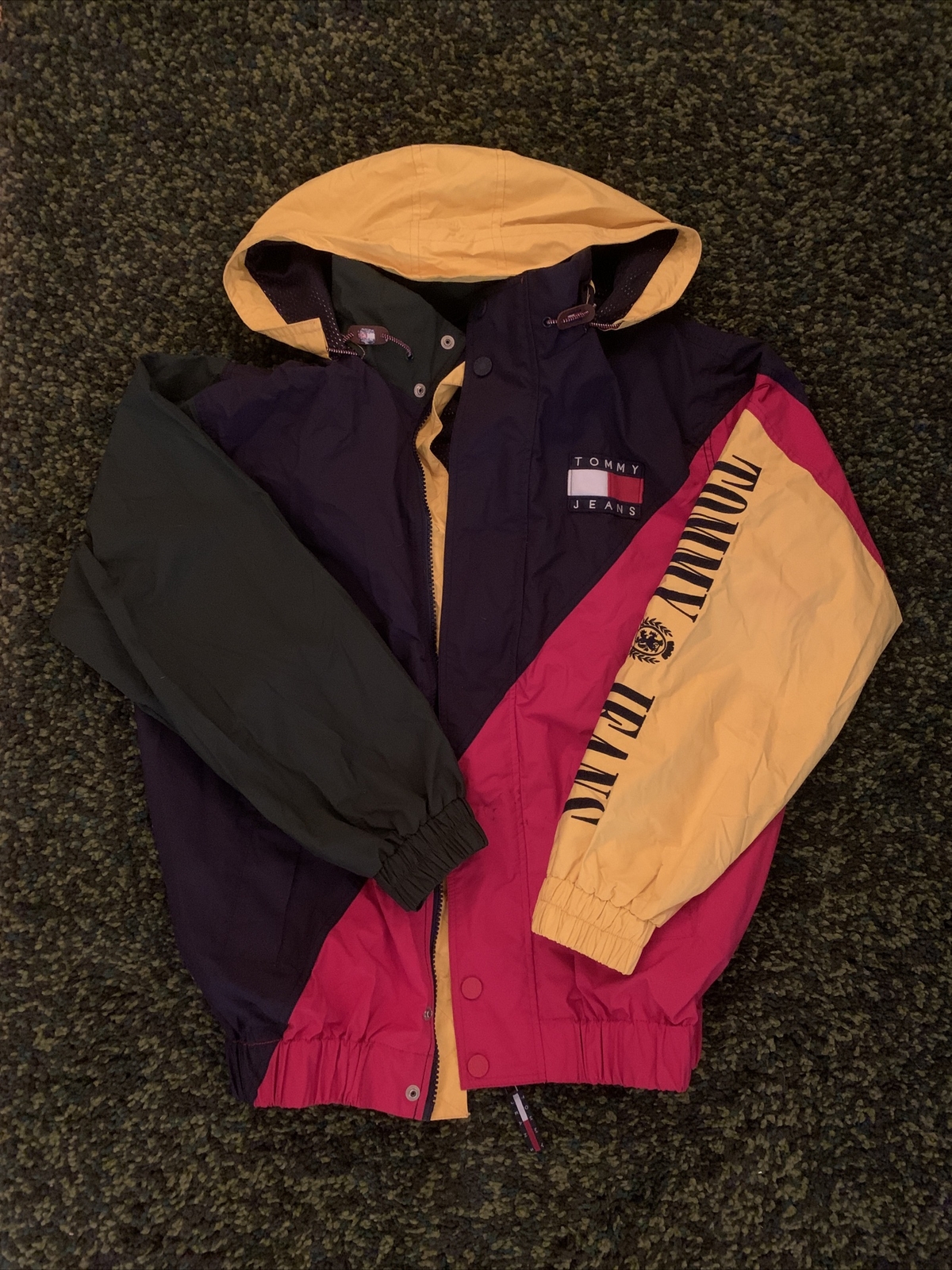 tommy hilfiger colorblock jacket | eBay