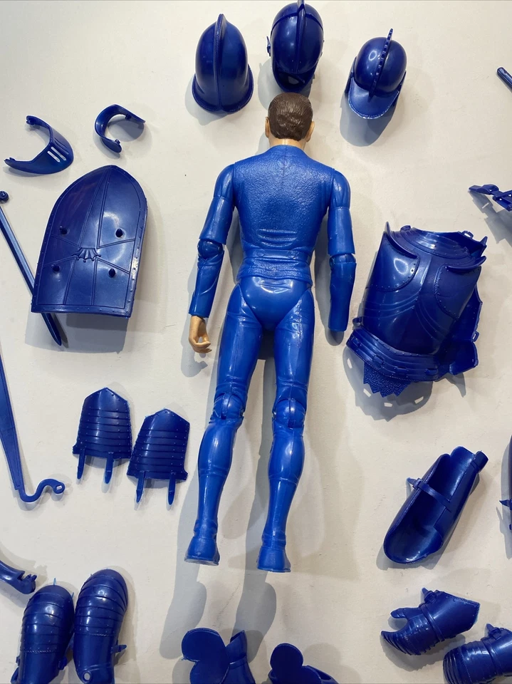 Sir Brandon Caballero Azul Juguetes Caballeros Nobles Legendarios 5368 Años 60 Réplica Foto 3 de 4