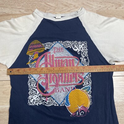 ALLMAN BROTHERS Vintage T-Shirt Flag Mushroom Truck Hell Yeah XL