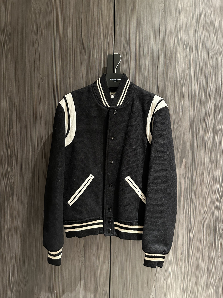 Saint Laurent Teddy Jacket - Black - 48 (Medium) | eBay UK