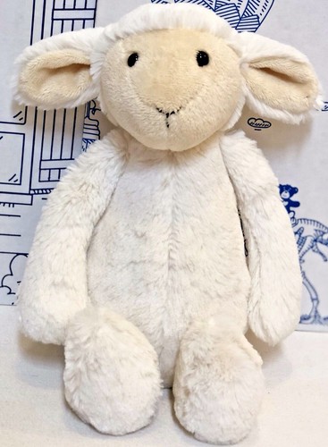 Jellycat LAMB White Cream Floppy Soft 