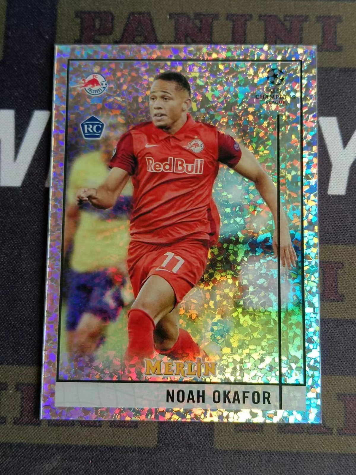2020-21 Topps Merlin Chrome Noah Okafor Rookie RC Diamond 148/150 Switzerland