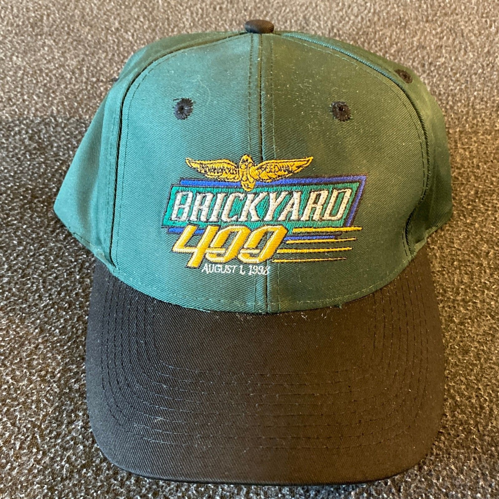 Vintage Brickyard 400 1998 Nascar Snapback Custom Light Up Big Patch Hat