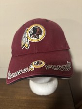 Vintage Washington Redskins NFL Football Hat Cap Snapback Burgundy Adjustable