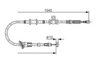 Bosch Handbremsseil Rechts FüR Space Star 1.3-1.9D 06.98-12.04 OE MR915064