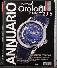 ANNUARIO. MARCHE DI OROLOGI IN ITALIA 2015. AA.VV. LA CLESSIDRA.