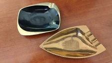 2 piece Vintage Israel metal ashtray, mint condition