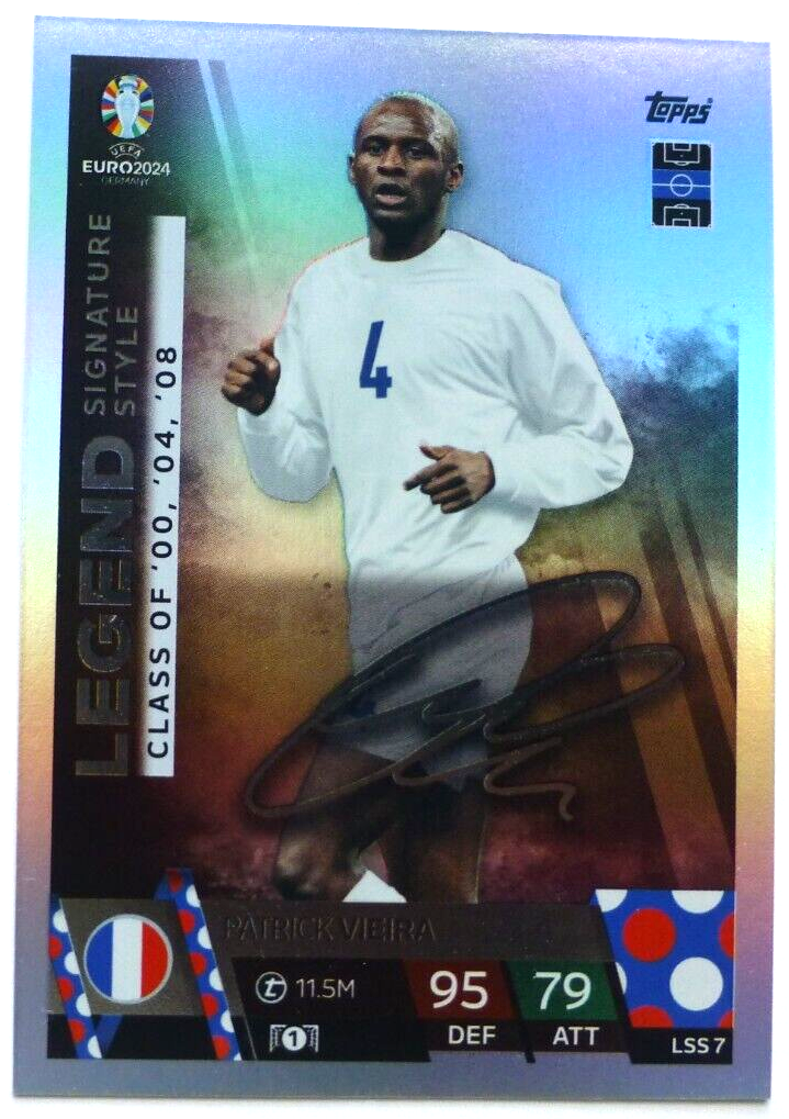 EM 381 Topps Match Attax Euro 2024 Patrick Vieira Legend Signature