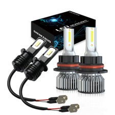 For Ford F150 F 250 F 350 1994-1996 White 6000K LED Headlight + Fog Light Bulbs