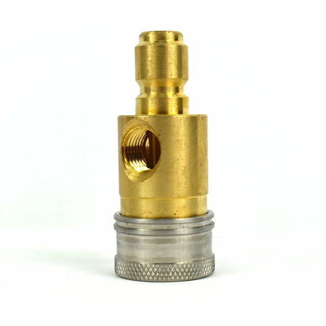 PW7163 3/8 Inch Pressure Washer Quick Coupler Gauge Brass Fitting eBay
