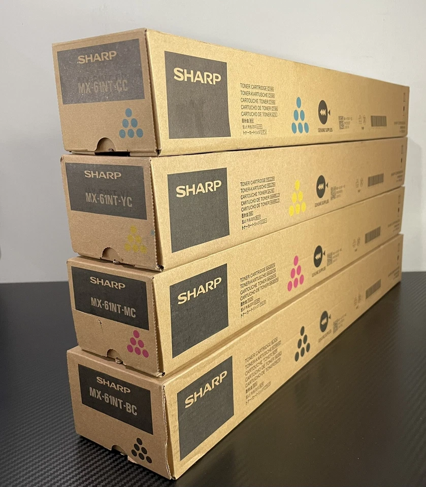 Sharp MX-61NT Set KYCM Toner Cartridge for MX-3071 MX-4051 MX-6071 NEW Contract - Image 2 of 2