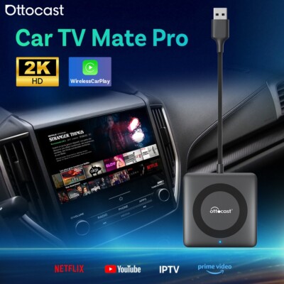 OTTOCAST Car TV Mate Pro Wireless CarPlay HDMI-Konverter für Fire TV Stick