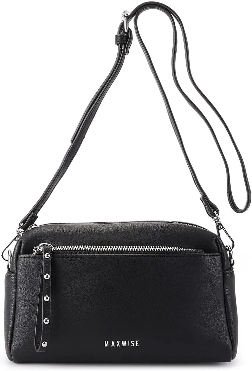 Buy Intrinsic Nylon Mini Shoulder Side Purse Small Crossbody Bags for  Women, Black, Free at Amazon.in