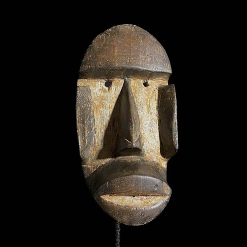 African Mask With Dan Kelan Mask Wall Hanging Primitive Art Collectibles-7626 - Picture 1 of 24