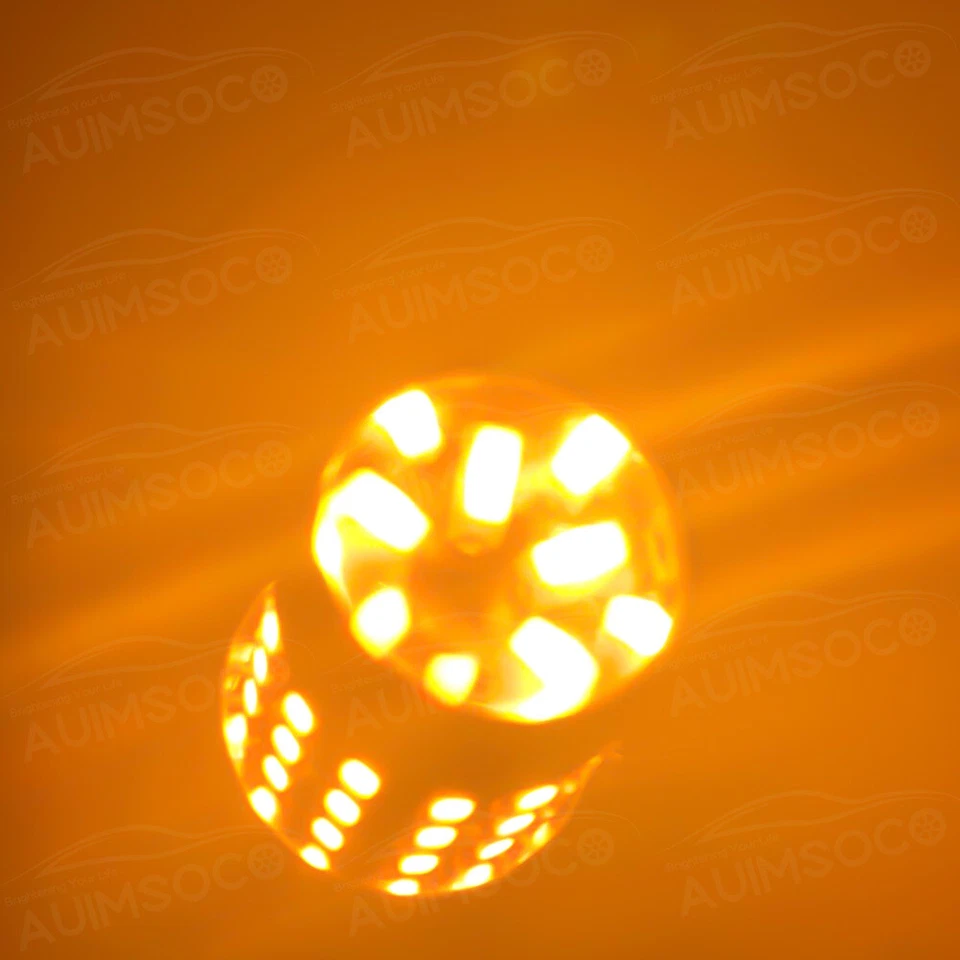 Intermitente de luz de giro trasero LED ámbar para Honda Pilot 2003-2021 7443 7444 T20 Foto 2 de 4