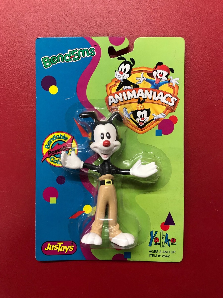 JusToys 1994 Bend-Ems Animaniacs Yakko Bendable Figure | eBay