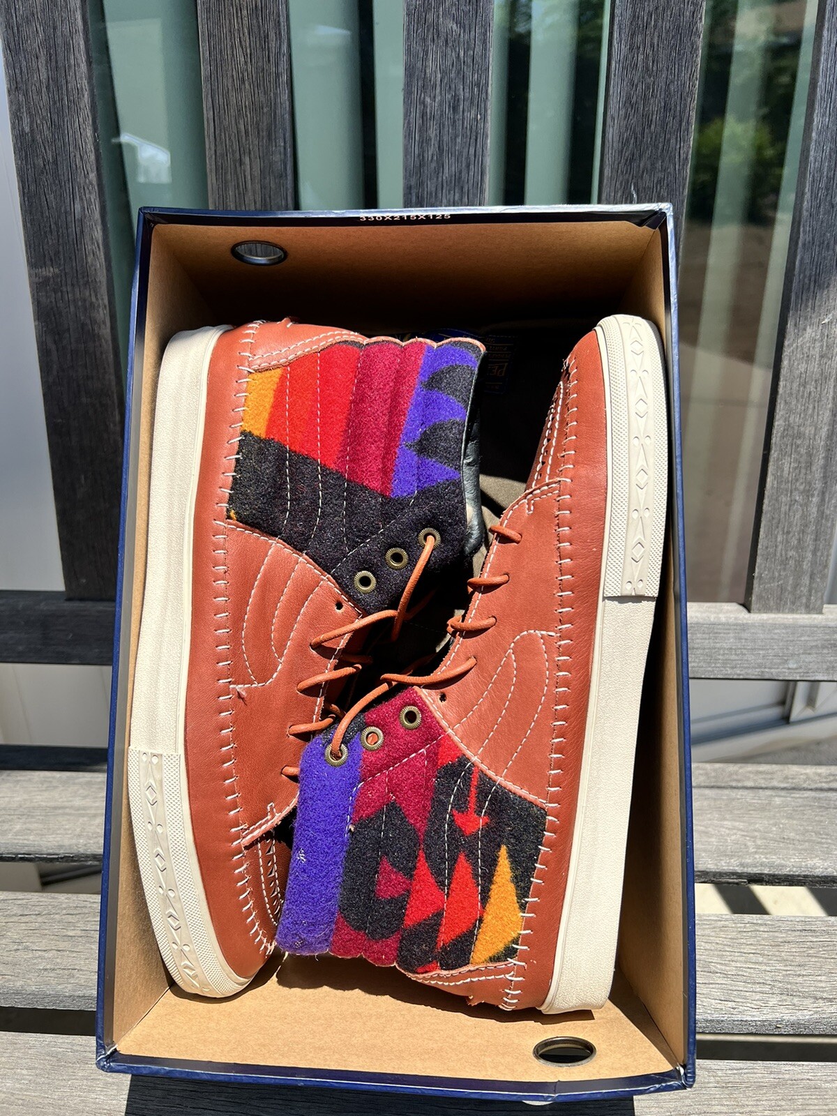 Pendleton x Taka Hayashi x Vans Vault TH Sk8-Hi Black Tucson Men’s Sz 10.5 Rare image 5