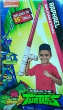 TMNT Rise of The Teenage Mutant Ninja Turtles Raffaello Arma TONFA GONFIABILE
