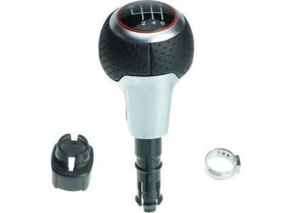 Schaltknauf Schalthebel perforiert für Audi A1 A3 A4 A5 A6 Q3 Q5 Chrome Look 6G 