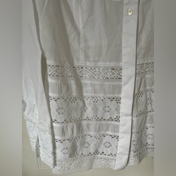 VAN LAACK embroidered button-down blouse - image 11