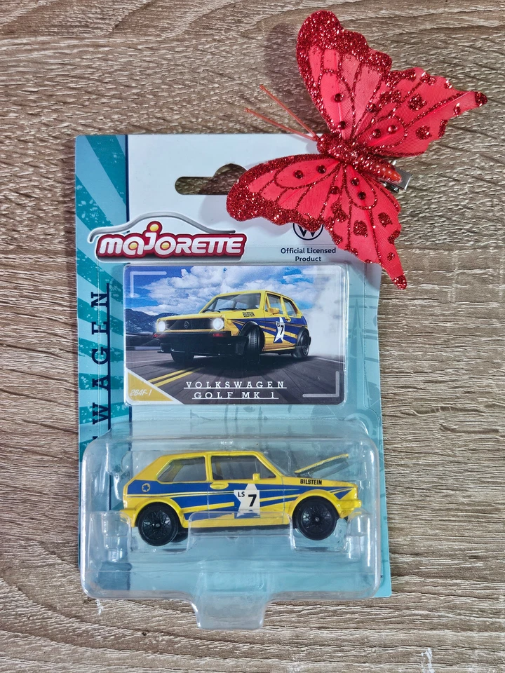 Majorette Volkswagen Golf MK1 en boîte collection cadeau décoration - Photo 1/1