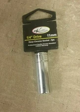 New K Tool 11mm 6 Point 1/4" Dr. Socket KTI-26211 (kti26211, 26211)