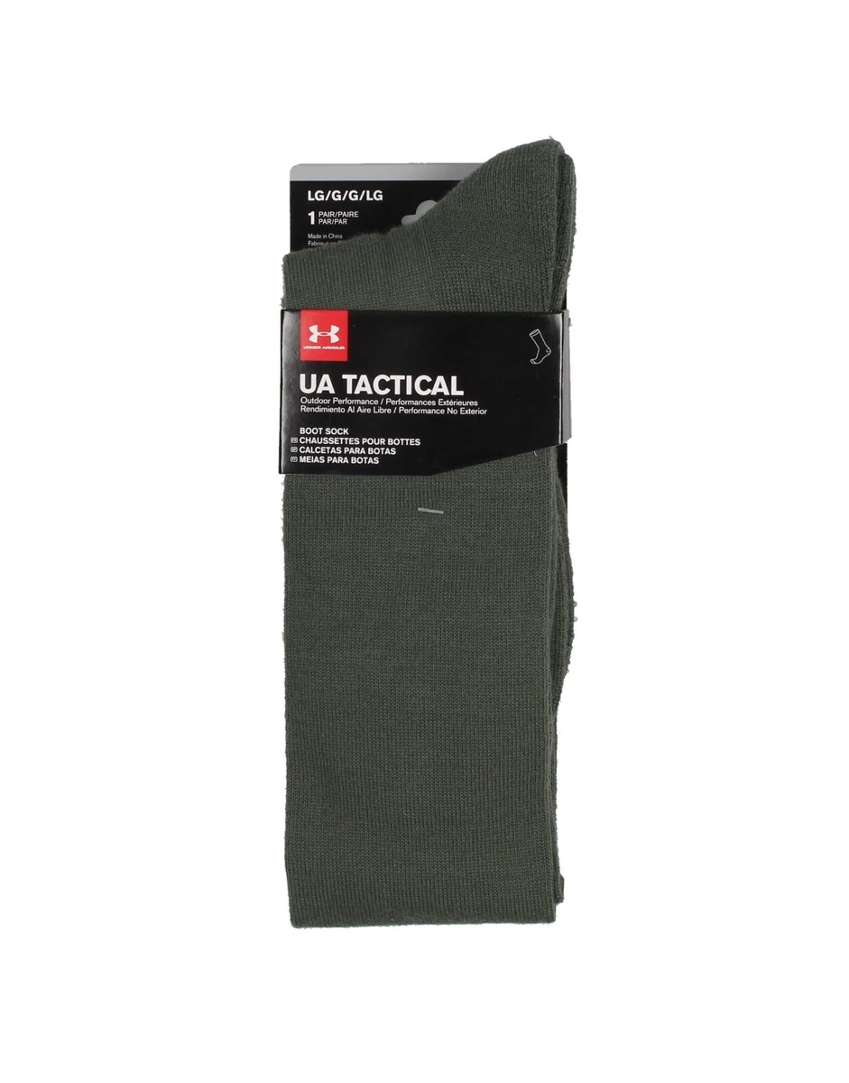UNDER ARMOUR UA Tactical HeatGear Boot Crew Socks Men 9 12.5