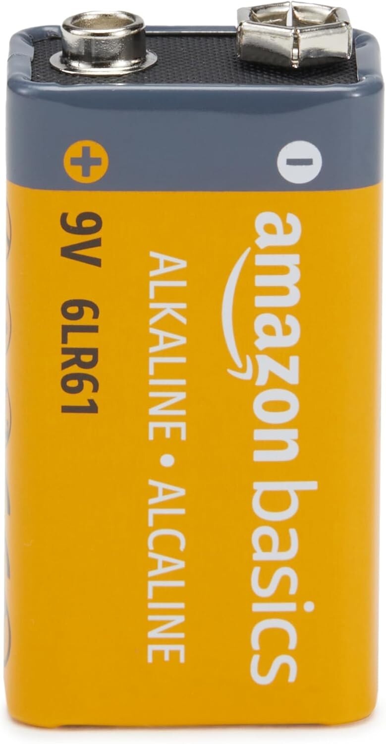 4 Pack 9V Alkaline Batteries 5 Year Shelf Life Smoke CO Detector Electronics