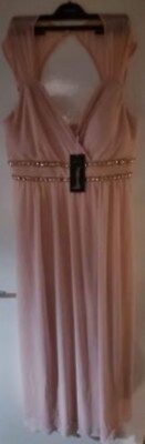 Rouge Rosa Brautjungfernkleid Brandneu mit Etikett Größe 10 von Everpretty