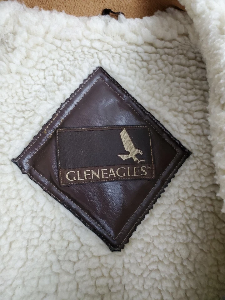 Abrigo Sherpa Vaquero Gleneagles 46R Para Hombre Tostado Alfresco Deportista Hecho en EE. UU. De Colección Foto 4 de 4