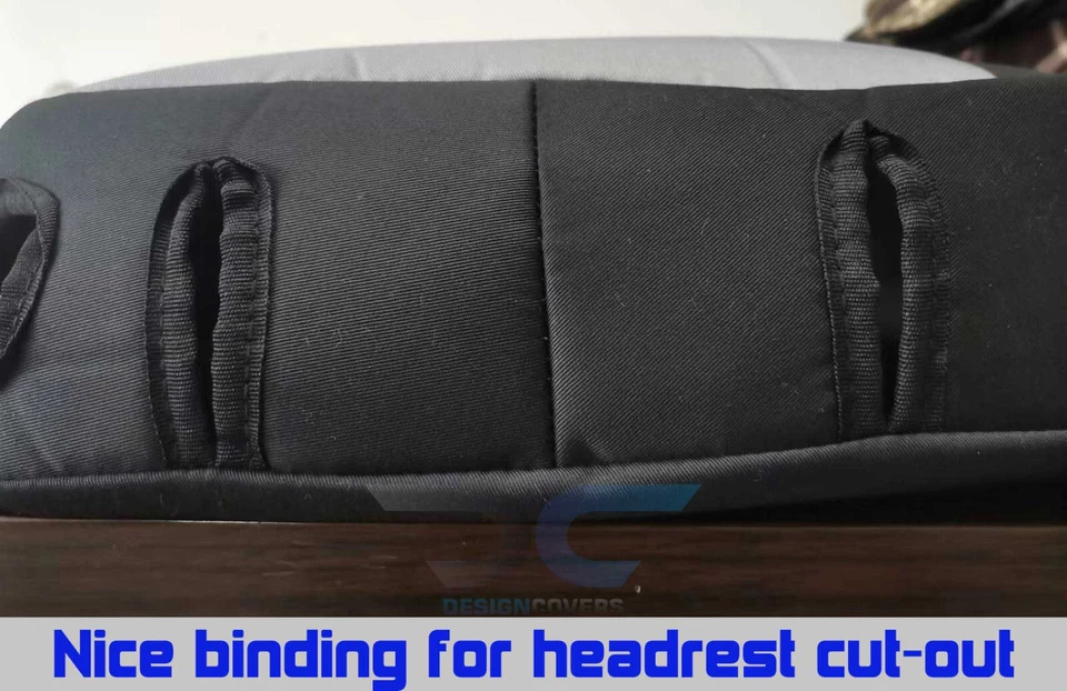 定制版型前后汽车座椅套 2 色适合吉普 Renegade 2015 - 2019 — 第 4/4 张图片