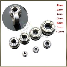 Mini Flanged Bearings Metal Shielded Bearings 2 3 4 5 6 8 -10mm For RC Model DIY