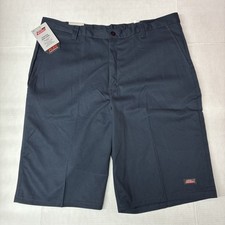 Dickies Essential Work Shorts Men's Size 40 Blue Flex Relaxed Fit 13" Inseam NEW