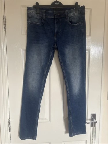MENS PRODUKT BLUE SKINNY JEANS SIZE 32 X 32