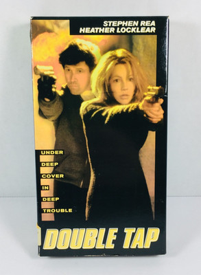 Double Tap (VHS, 1997) Heather Locklear Stephen Rea Action Thriller Rare HTF OOP