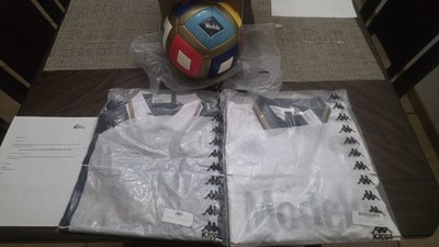 Kappa Modelo x Kappa Authentic Sanjay Jersey - Blue Evening & White Milk + Ball