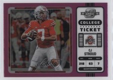 2023 Panini Chronicles Draft Picks Contenders Optic Pink Prizm CJ Stroud #2 uk2