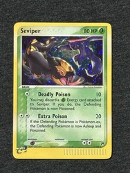 Seviper 11/100 EX Sandstorm Holo Rare Pokemon Card