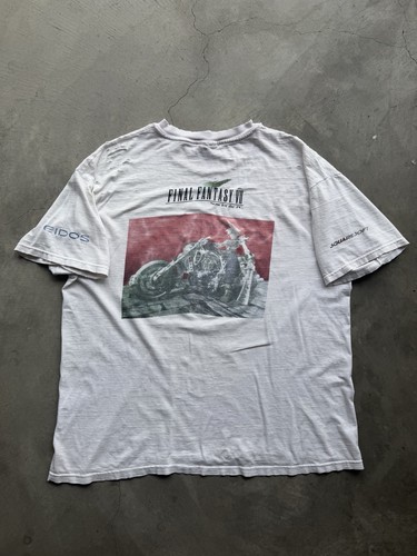 Final Fantasy VII "Now for the PC" Hanes Beefy-T White T-Shirt XL Eidos