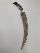 Vintage Antler Key Chain Natural Horn Rustic, Hunter 5.5  