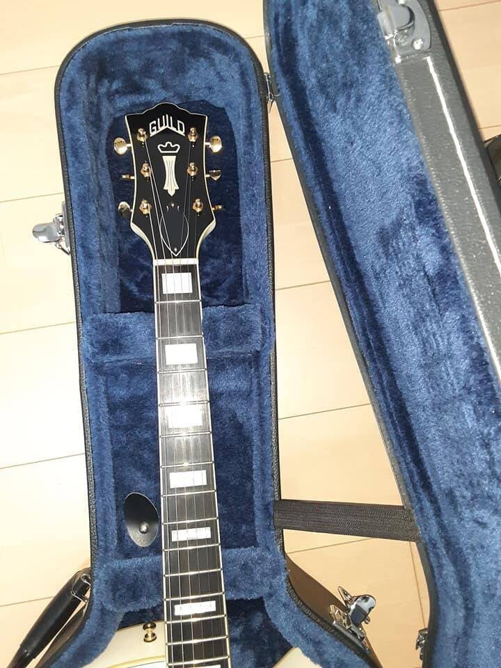 Electric Guitar Guild A-150 Sa White Falcon Type Arched Solid