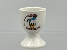 Disney Donald Duck - Good Morning - Ceramic China Breakfast Egg Cup 