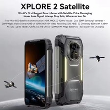 Blackview XPLORE 2 Satellite Rugged Phone 16+1TB 20000mAh 120W NFC 5G Smartphone